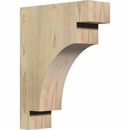 Ekena Millwork Mediterranean Rough Sawn Corbel, Douglas Fir, 4"W x 12"D x 16"H COR04X12X16MED00RDF